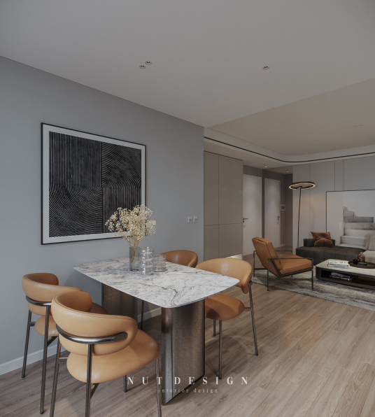 Nguyen Ngoc Tung - 3D Living Room - Kitchen Interior Model Download