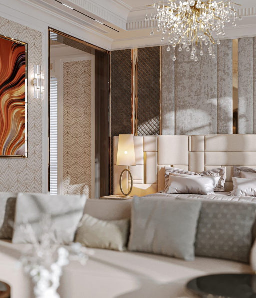 Tran Tien Viet - Download Free 3D Master Bedroom Interior Model 