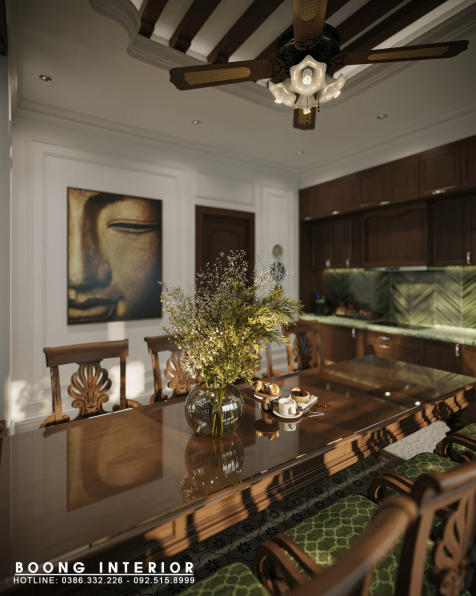 Nguyen Thanh Binh - 3D Indochine Living Room Interior Model Download 