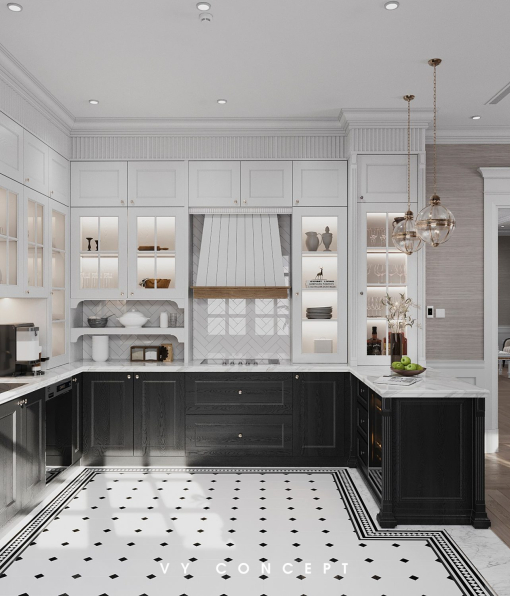 Cao Van Luan - 3D Living Room - Kitchen Interior Model Download