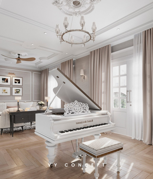 Cao Van Luan - 3D Living Room - Kitchen Interior Model Download