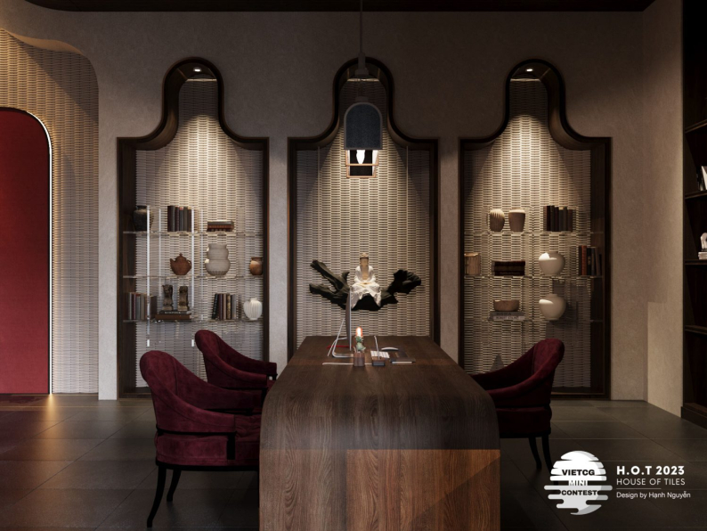 Hanh Nguyen - Free 3D Workroom Interior Model Download 