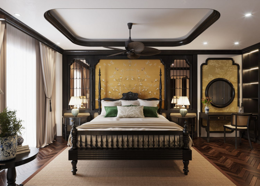 Le Tien Dung - Download Free 3D Indochine Master Bedroom Interior Model