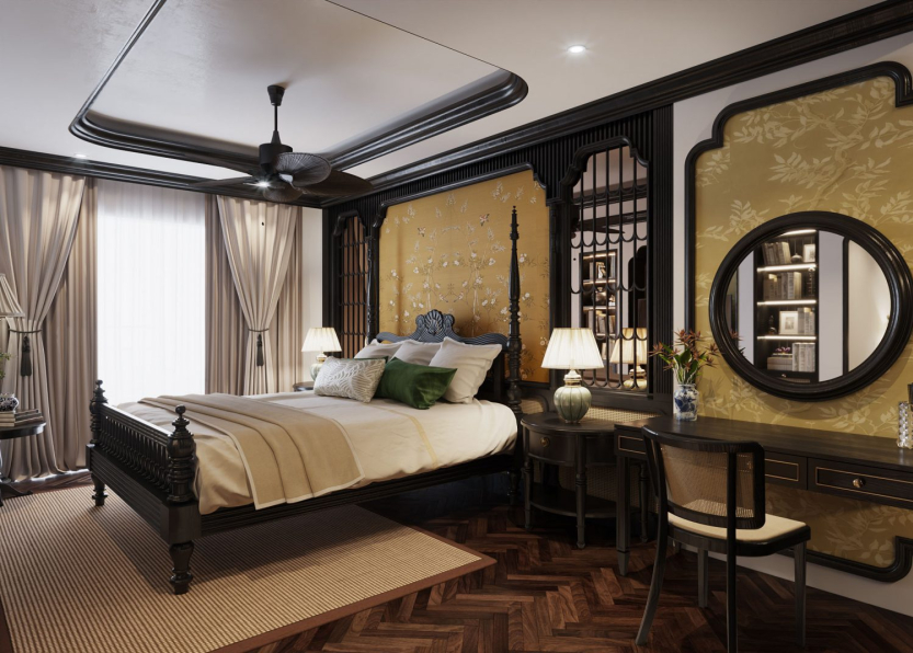 Le Tien Dung - Download Free 3D Indochine Master Bedroom Interior Model