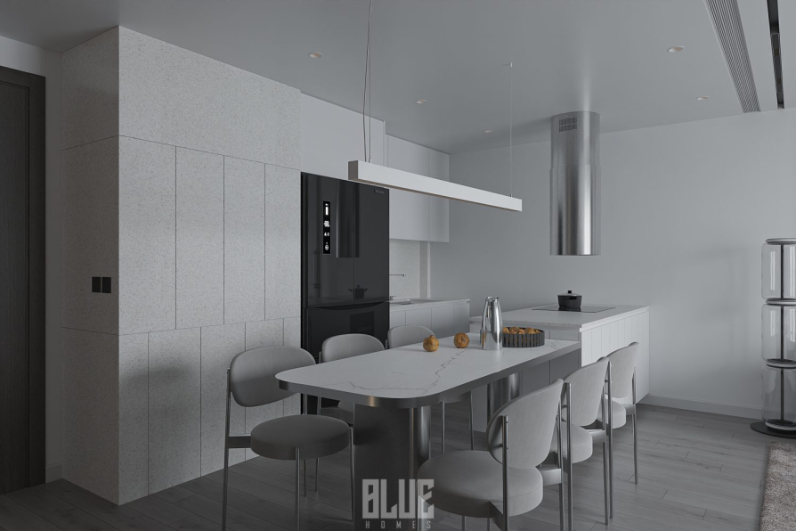 Huy Pham - Living Room - Kitchen Interior Model Download