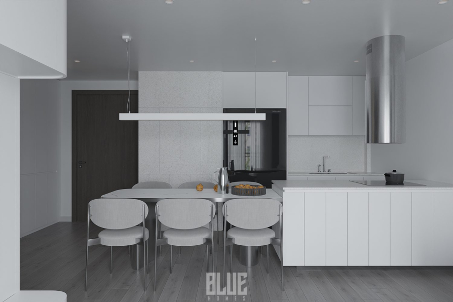 Huy Pham - Living Room - Kitchen Interior Model Download