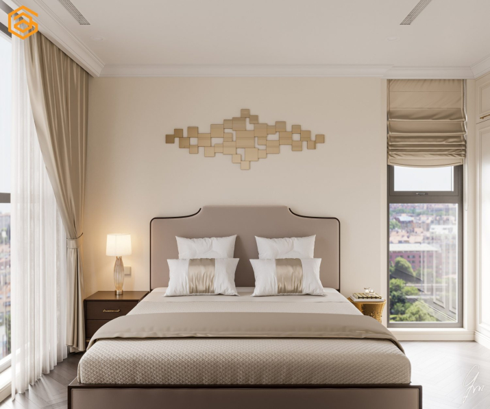 Pham Giang - Free 3D Neoclassical Bedroom Interior Model Download 