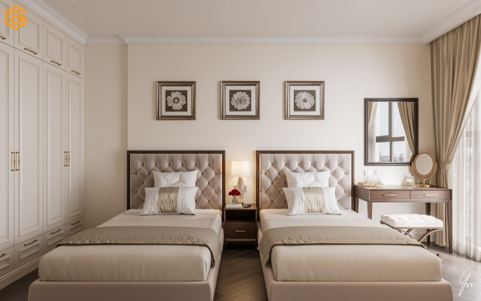 Pham Giang - Free 3D Neoclassical Bedroom Interior Model Download 