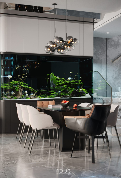 Nguyen Ngoc Duc - 3D Living Room - Kitchen Interior Model Download 