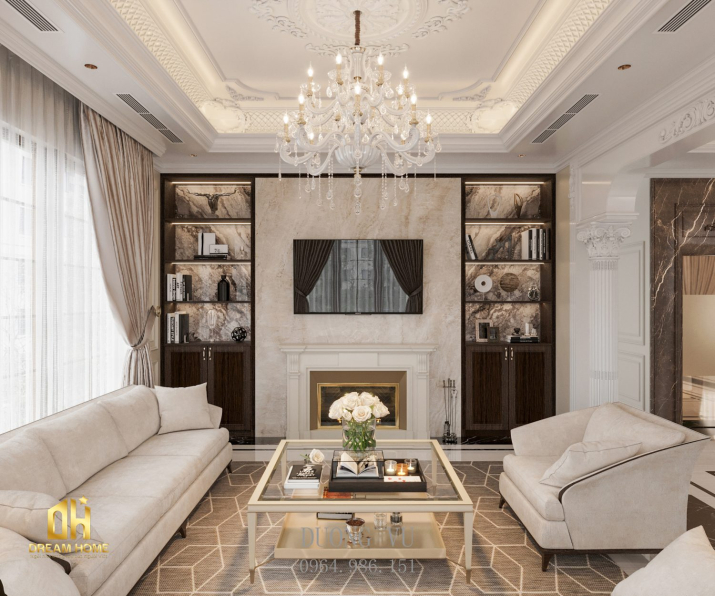  Vu Duong - 3D Living Room - Kitchen Interior Model Download