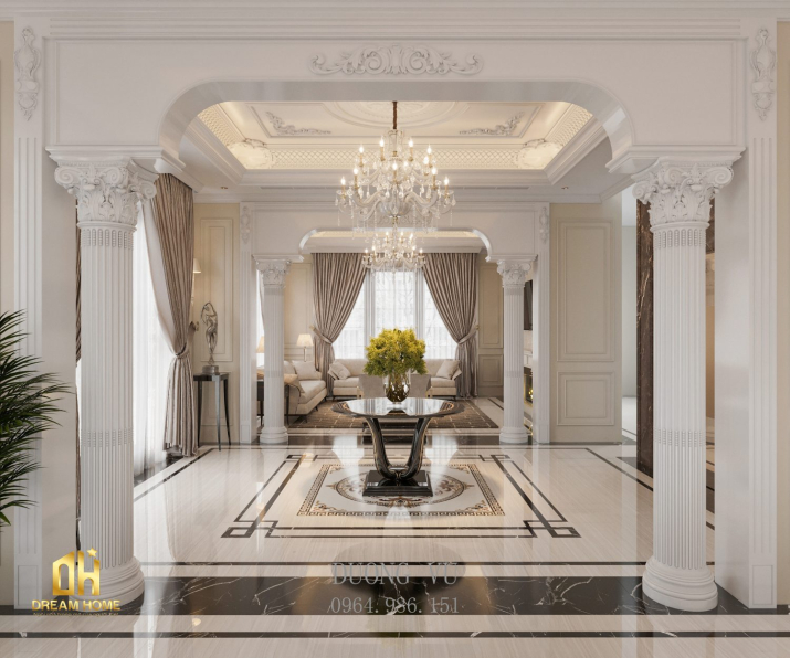  Vu Duong - 3D Living Room - Kitchen Interior Model Download