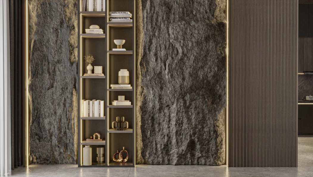 Tran Tuan Minh - 3D Living Room - Kitchen Interior Model Download 