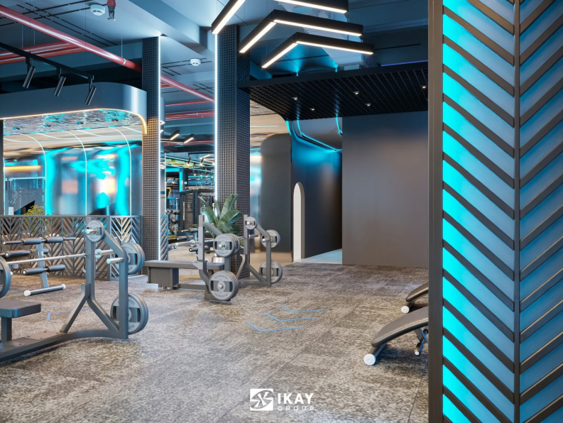 3D Gymroom Interior Model Download by Tra My