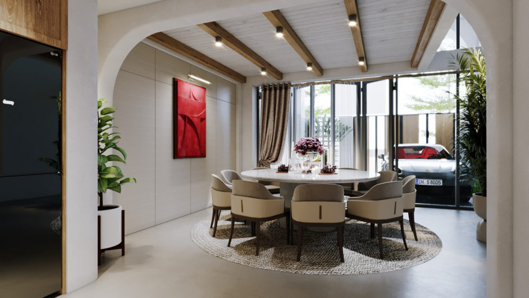 Phong Nguyen -3D Living Room – Kitchen Interior Model Download 