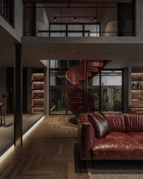 Son Nguyen - 3D Living Room – Kitchen Interior Model Download 