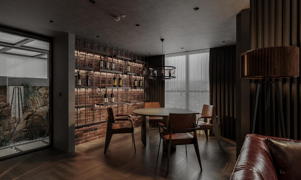 Son Nguyen - 3D Living Room – Kitchen Interior Model Download 