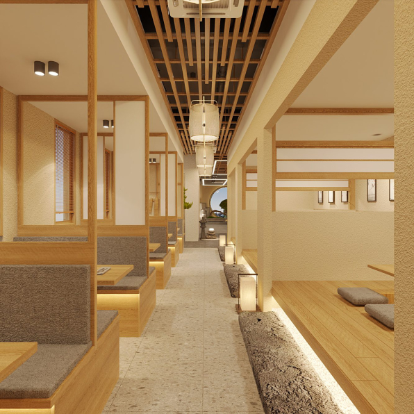 Pham Minh Quang - Download Free 3D Restaurant Interior Model 