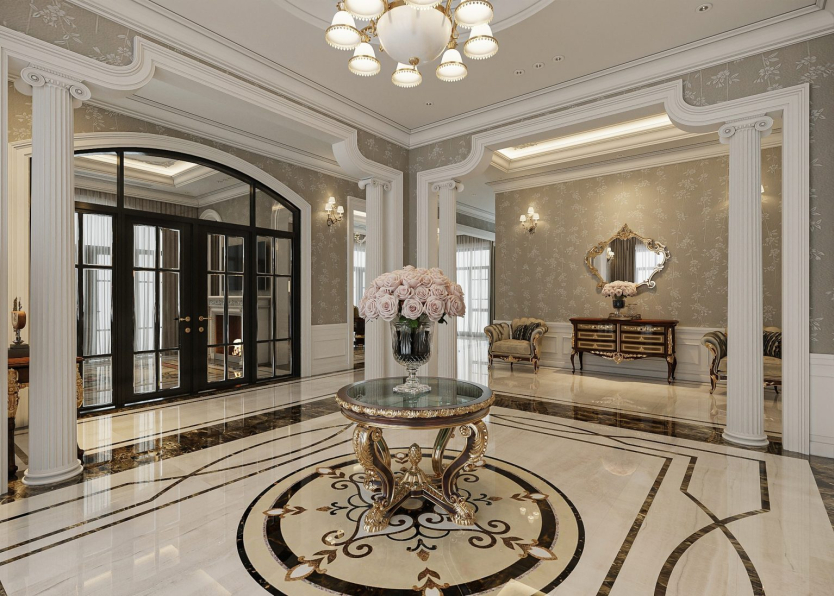 Quyen Linh 3D Living Room – Kitchen Interior Model Download