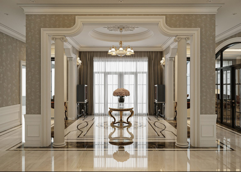 Quyen Linh 3D Living Room – Kitchen Interior Model Download