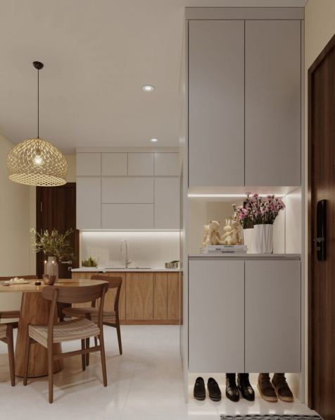 Nguyen Duc Anh - 3D Living Room - Kitchen Interior Model Download 