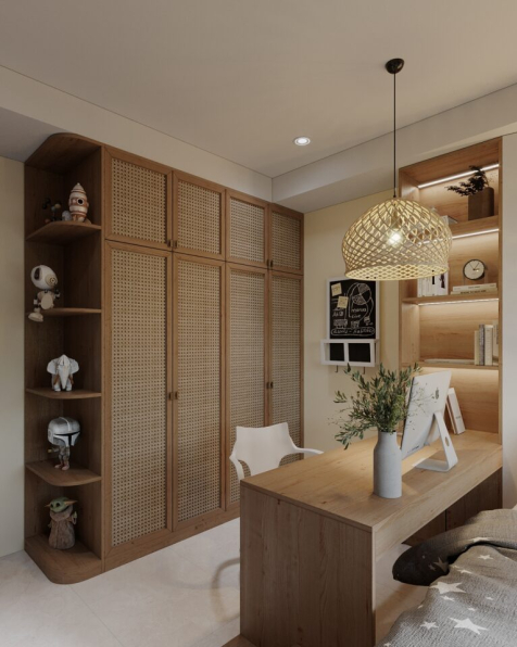 Nguyen Duc Anh - 3D Living Room - Kitchen Interior Model Download 