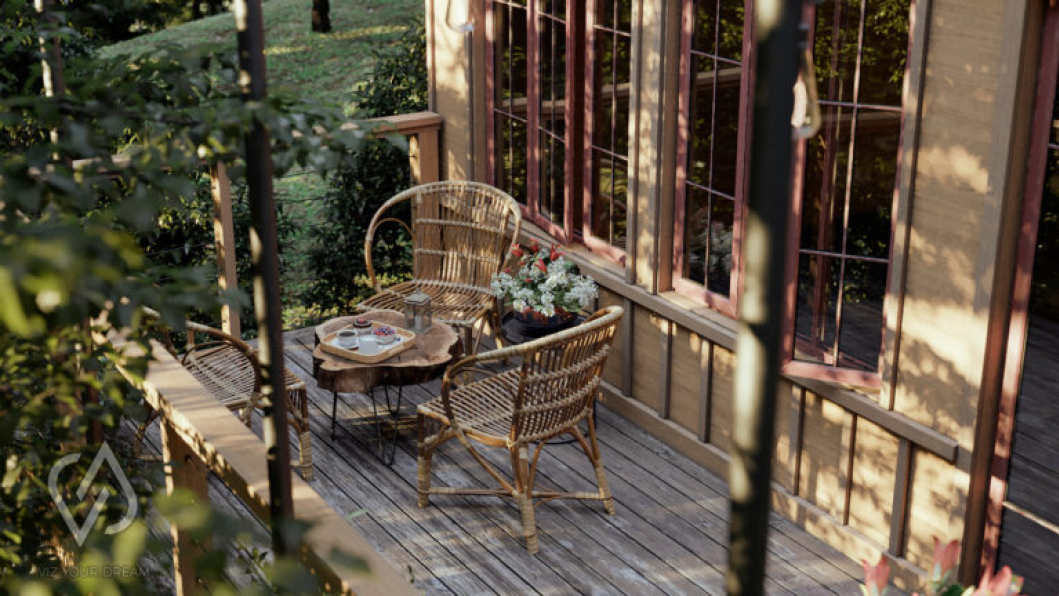 Phan Ha Duc - 3D Exterior Balcony 7 Scene File 3dsmax 