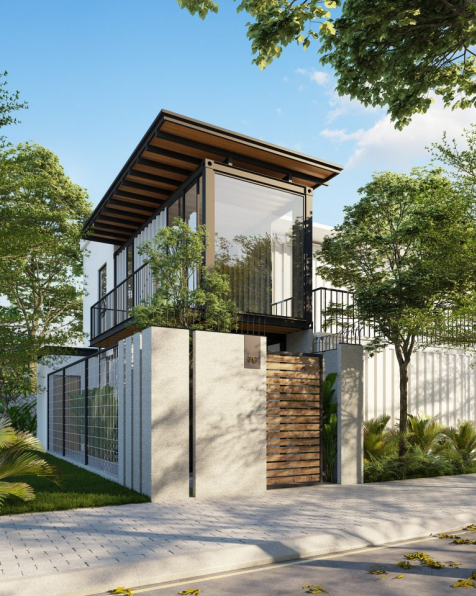 Vincent SGN - 3D Exterior Container House Model 3dsmax Free Download 