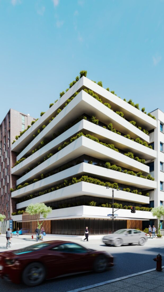 Alex Mercer - 3D Exterior Office Scene 3dsmax Free Download 