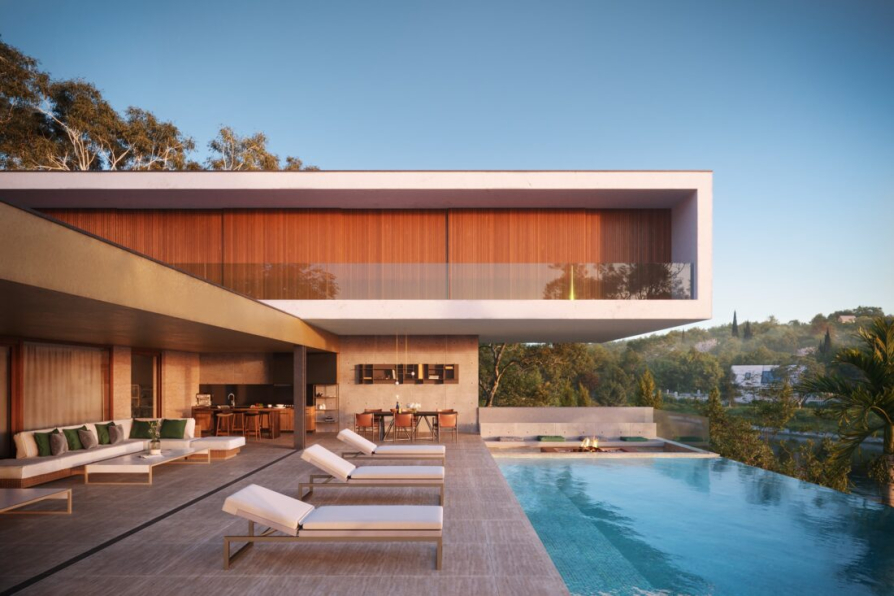 3D Exteriors Villa Scene Model 3dsmax Free Download By Long Nguyen