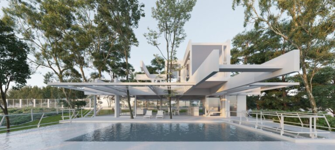 ThoaiBui - 3D Exterior Villa Scene File 3dsmax Free Download