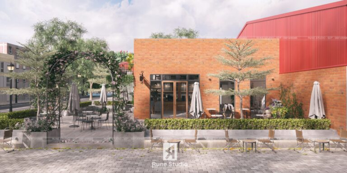 Le Hieu - 3D Exteriors Coffee Scene Model 3dsmax Free Download 