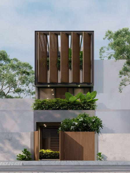 Cao Trong Tuong - 3D Exteriors House Scene Model 3dsmax Free Download