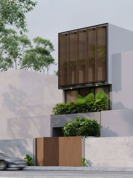 Cao Trong Tuong - 3D Exteriors House Scene Model 3dsmax Free Download