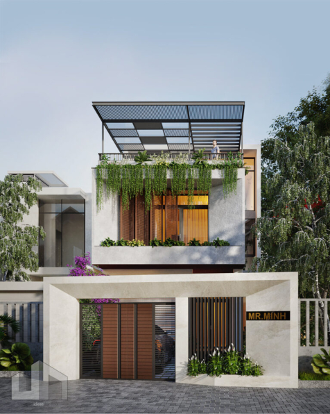 Cong Color - 3D Exteriors House Scene Model 3dsmax Free Download 