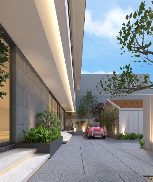 Luong Van Hai - 3D Exteriors House Scene Model 3dsmax Free Download