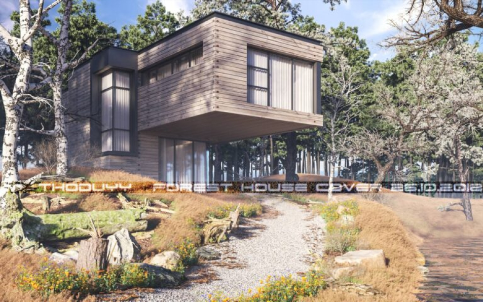 Tho Duyy - 3D Exteriors House Scene Model 3dsmax Free Download 