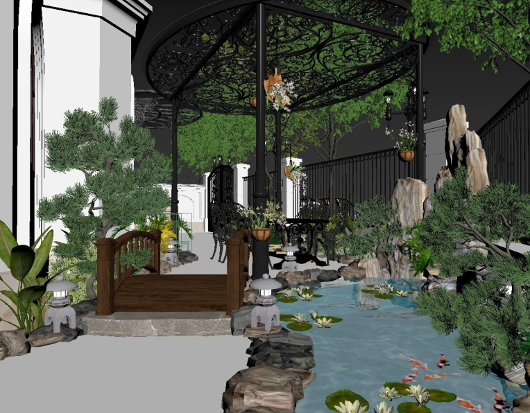 Trung Kien Kts - 3D Exteriors House Scene Model 3dsmax Free Download 