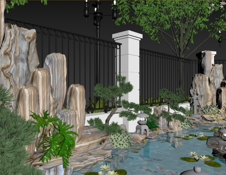 Trung Kien Kts - 3D Exteriors House Scene Model 3dsmax Free Download 