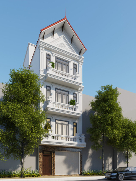 Vu Minh Quan - 3D Exteriors House Scene Model 3dsmax Free Download 