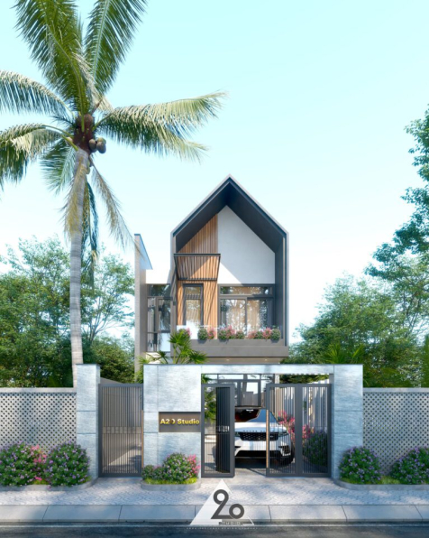 TC Thanh - 3D Exteriors House Scene Model Sketchup Free Download 