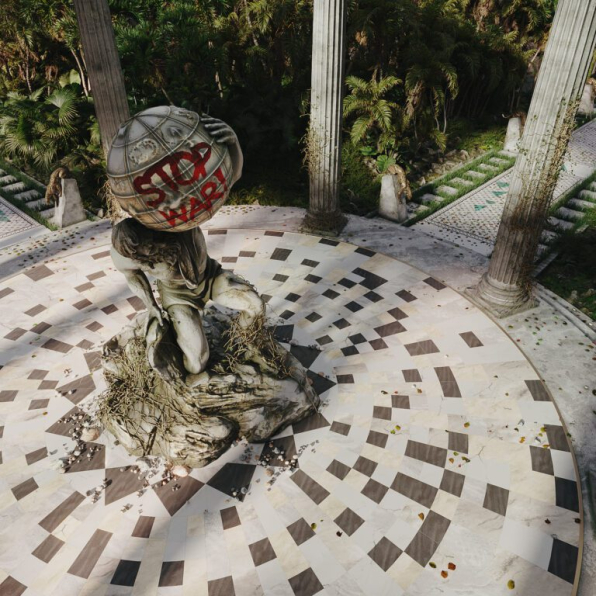  Vo Minh Thi - 3D Exteriors Stop War Scene Model 3dsmax