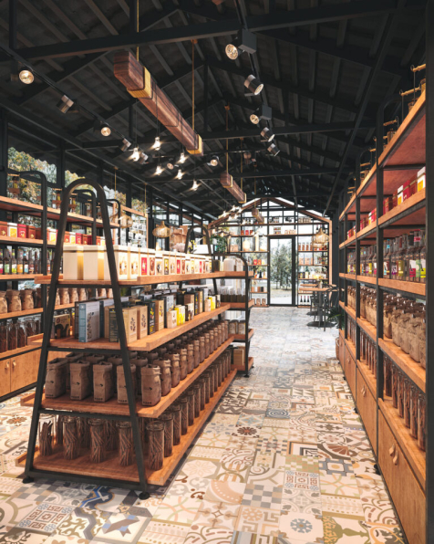  DongDaoVuong - 3D Food Shops Model  Free Download