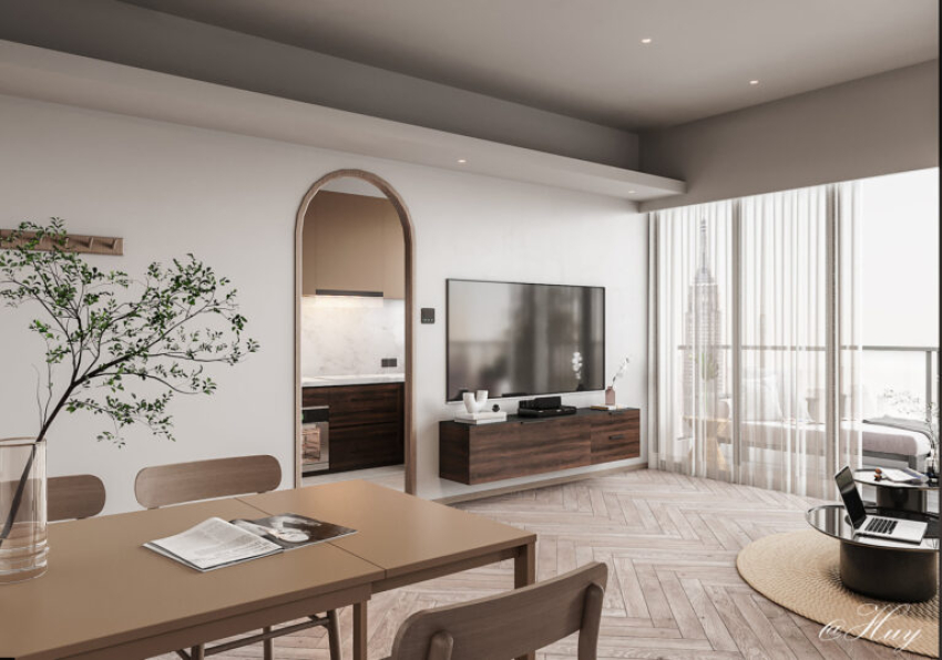 Quoc Huy - 3D Interior Apartment 248 Scene File 3dsmax 