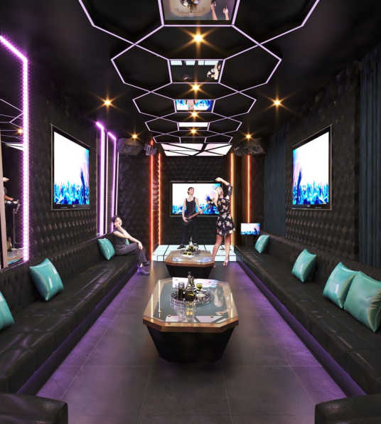 Le Tien - 3D Interior Karaoke Scene 3dsmax Free Download 