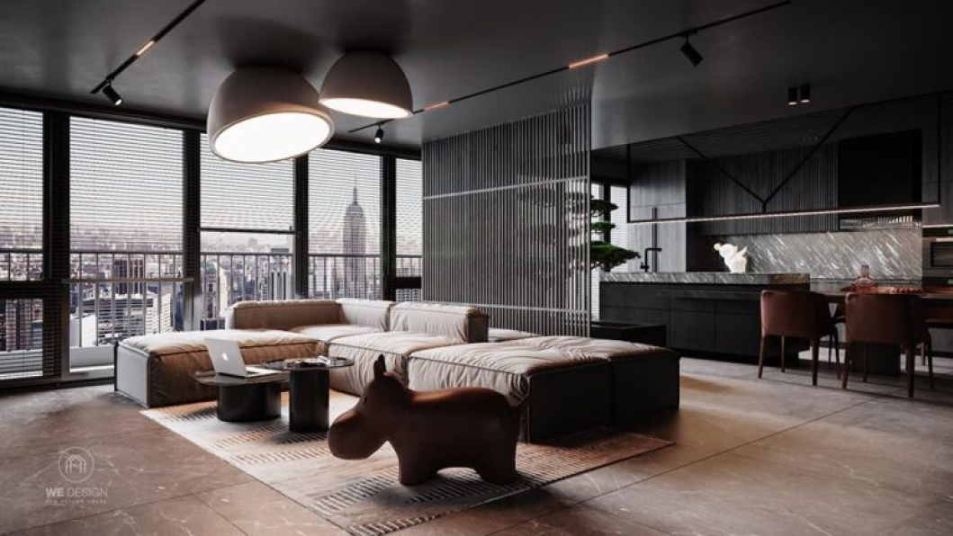 Mai -  3D Interior Kitchen – Livingroom 104 Scene 3dsmax 