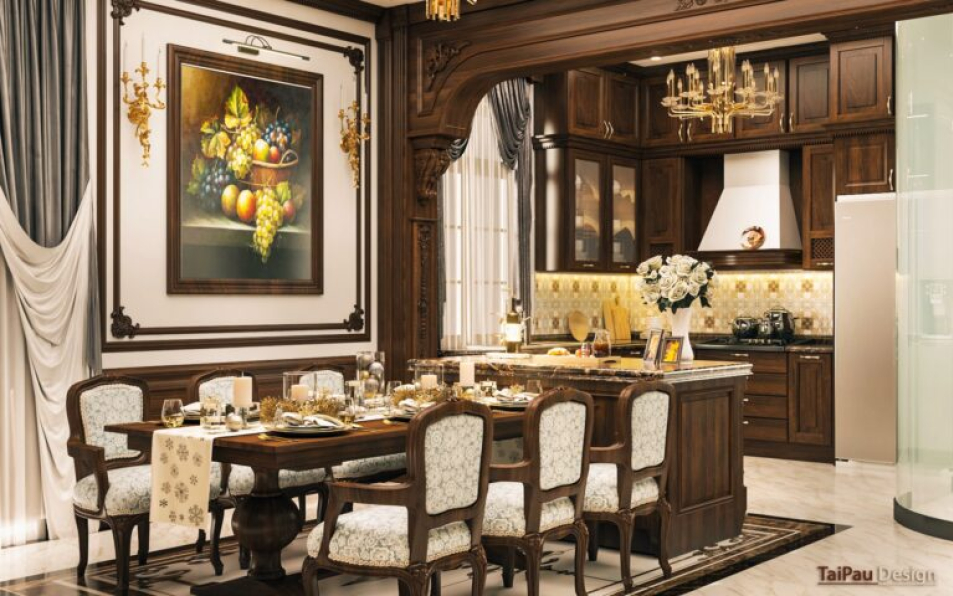 TaiPau - 3D Interior Kitchen – Livingroom 117 Scene 3dsmax 