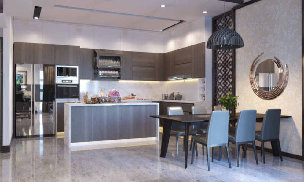  Dang Nam Quang - 3D Interior Kitchen – Livingroom 187 Scene 3dsmax 