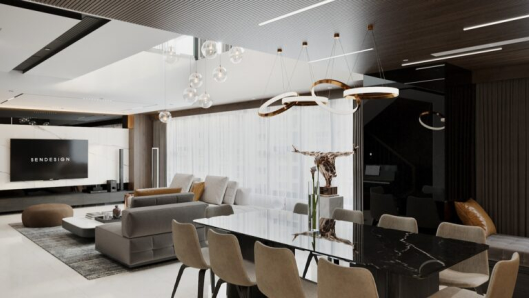 Nguyen Can - 3D Interior Kitchen – Livingroom 221 Scene 3dsmax 