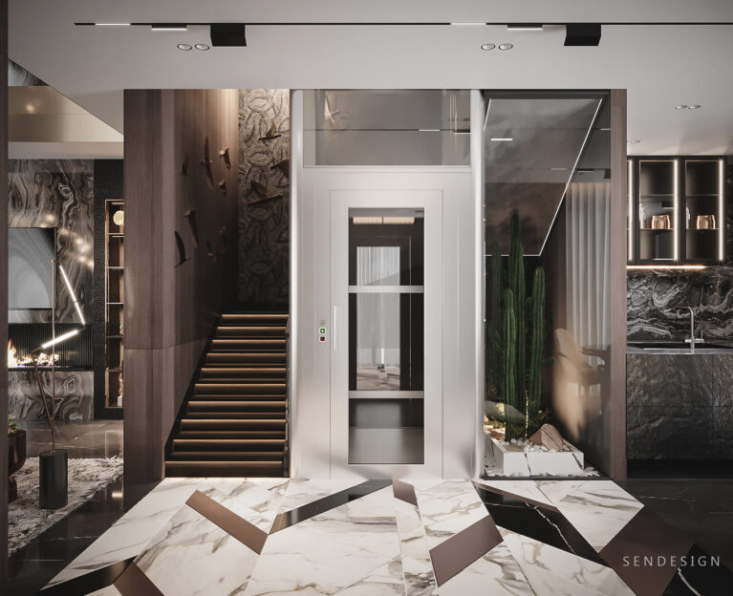  Mai - 3D Interior Kitchen – Livingroom 225 Scene 3dsmax