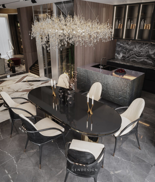 Mai - 3D Interior Kitchen – Livingroom 225 Scene 3dsmax